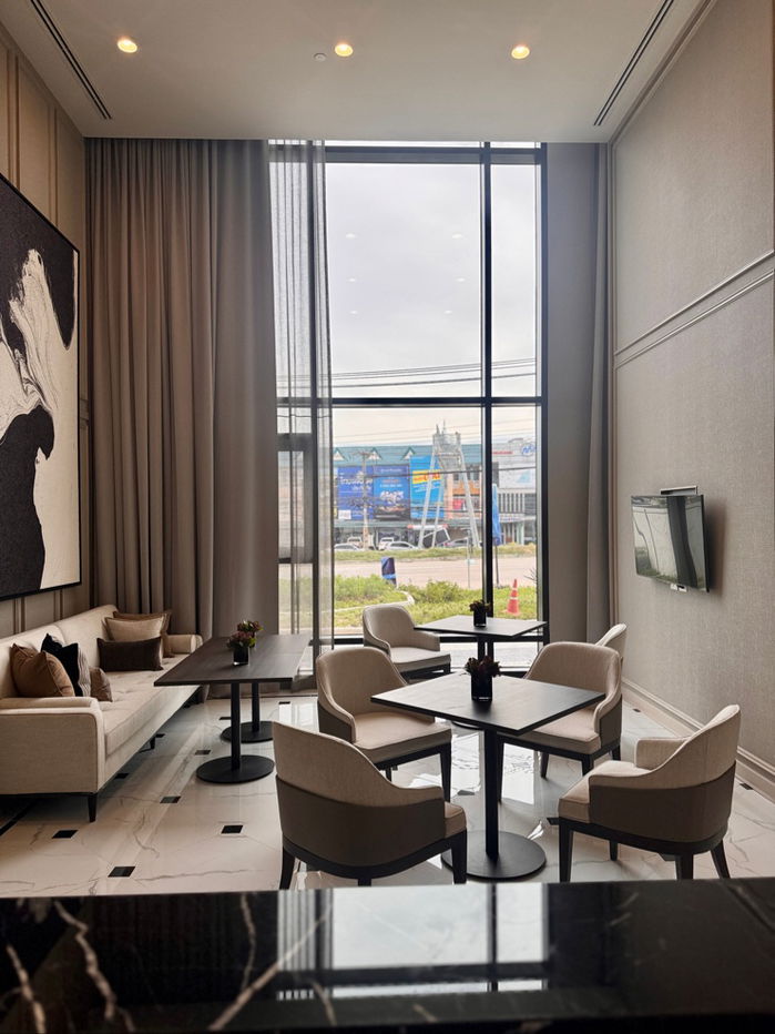 รูป 🔥 เริ่มผ่อน 11,xxx บาท รับผลตอบแทน 6% 2 ปีแรก ลงทุน IP Program The Hampton Suites Rayong - รูปที่ 12/21