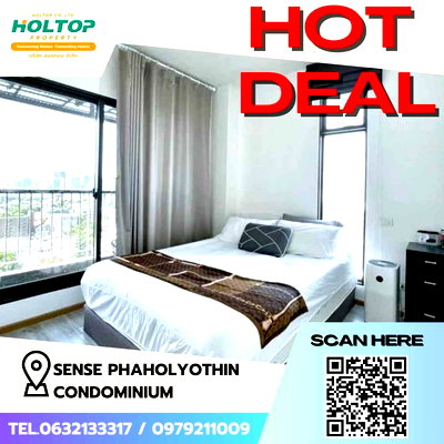 คอนโดให้เช่า : #Z1652 ให้เช่าคอนโด Sense Phaholyothin Condominium