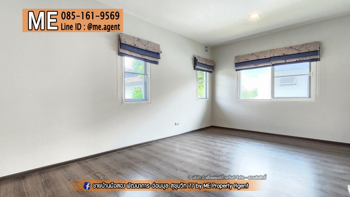 รูป ขายบ้านเดี่ยว มบ.มัณฑนา มอเตอร์เวย์-กรุงเทพกรีฑาตัดใหม่ เฟอร์นิเจอร์พร้อมเข้าอยู่ สะดวก ถนนมอเตอร์เวย์ กรุงเทพ-ชลบุรี โทร 085-161-9569 (BM17-56) - รูปที่ 13/16