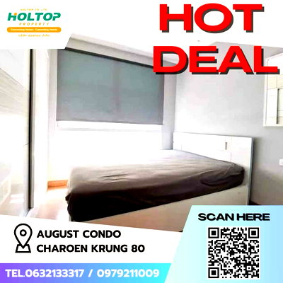 Condos for rent : #Z1646 For rent: August Condo Charoen Krung 80