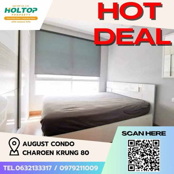#Z1646 For rent: August Condo Charoen Krung 80