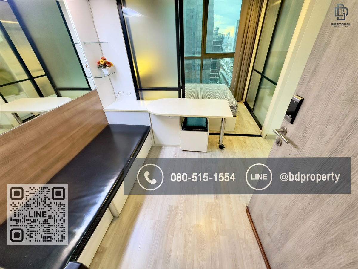 picture Bestdeal  FOR RENT Studio 22 sqm. Rental 13,000 THB /month CONDO “IDEO MOBI RAMA 9” Near Phraram Kao 9 MRT Station 80 meters. - 8/10