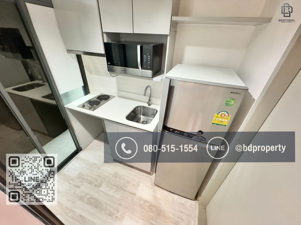 picture Bestdeal  FOR RENT Studio 22 sqm. Rental 13,000 THB /month CONDO “IDEO MOBI RAMA 9” Near Phraram Kao 9 MRT Station 80 meters. - 9/10
