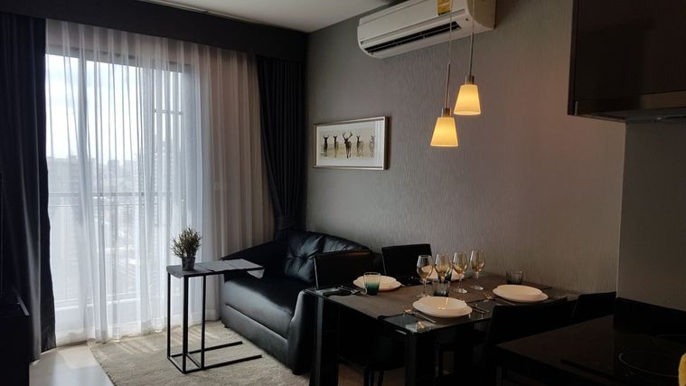 ให้เช่า คอนโด Rhythm Asoke1  ** 29,000 บ. / เดือน**  42 ตรม.  2ห้องนอน 1ห้องน้ำ  ชั้น 27  ห้องมุม