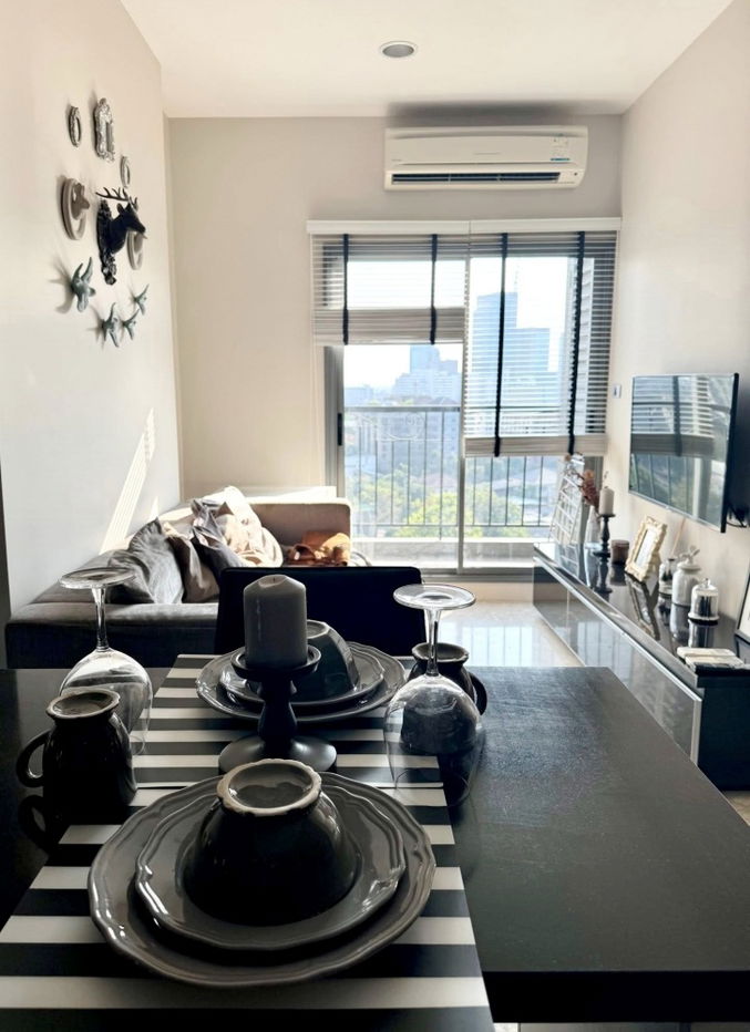 รูป 📲Line ID @556ryccg 🚄36 ตรม 1 ห้องนอน ชั้น11 The Crest Sukhumvit34 | เดอะ เครสท์ สุขุมวิท34 พร้อมเฟอร์นิเจอร์ ติดรถไฟฟ้า BTS ทองหล่อ - รูปที่ 3/13