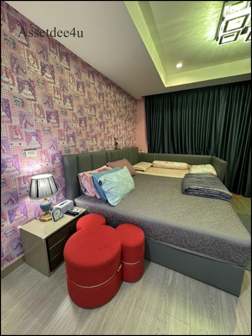 รูป AH592 ให้เช่าบ้านเดี่ยว เฟอร์นิเจอร์ครบ คูณสุขวิลล่า นวลจันทร์ ใกล้ทางด่วนรามอินทรา - รูปที่ 5/12