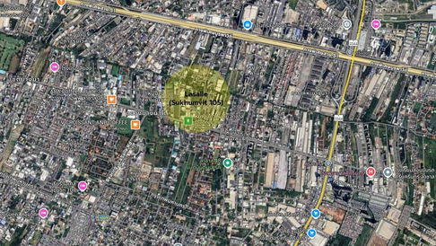 ขายที่ดินเปล่า ถนนลาซาล ใกล้ลาซาล อเวนิว !