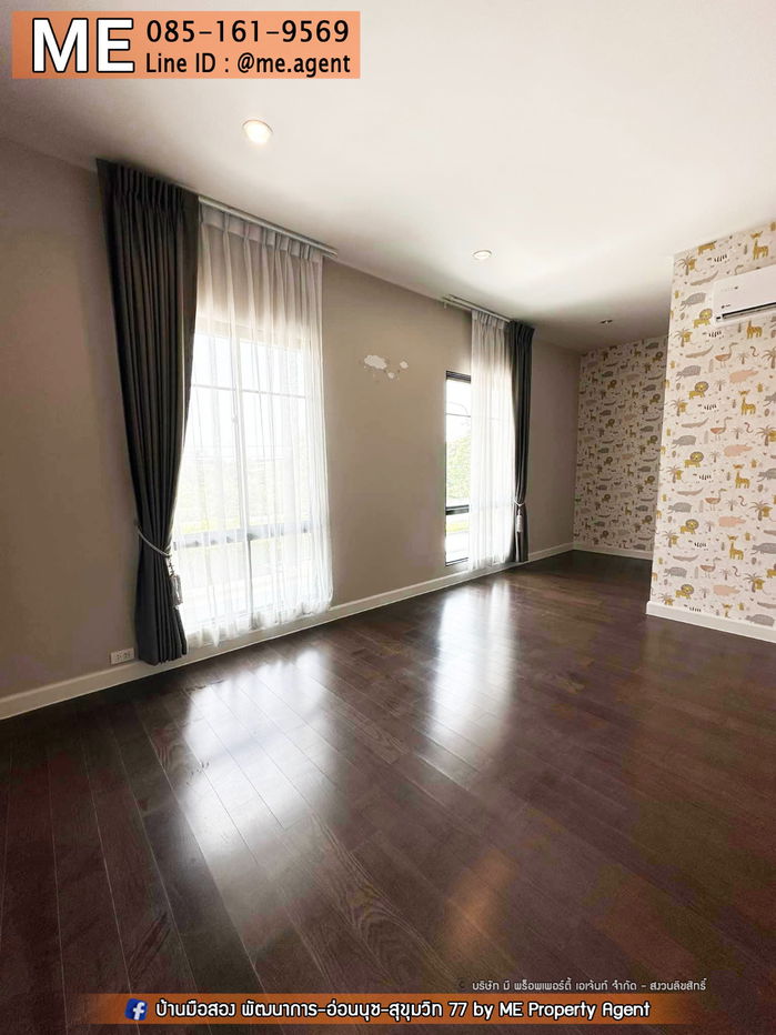 picture Sale Single House, Setthasiri Pattanakarn 81 sqw. 4 Bed fully decorated 20 mins from Thonglor, call 064-954-9619 (BJ21-81) - 11/16