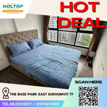 #R5394  ให้เช่าคอนโด The Base Park East Sukhumvit 77