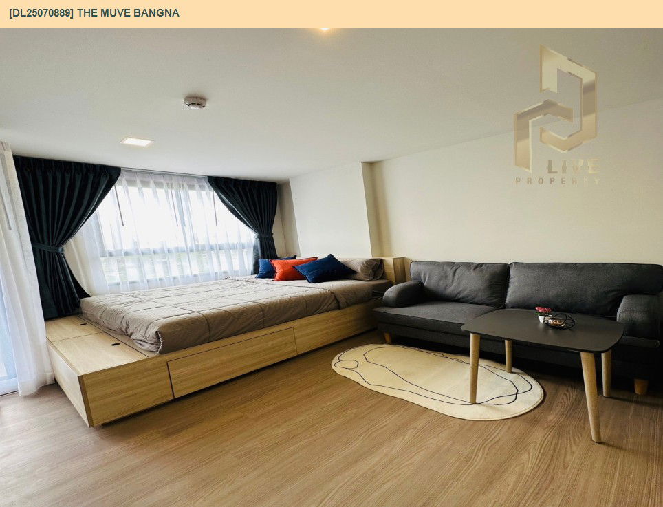 picture DL25070889 Condo for rent, THE MUVE Bangna near -, ready to move in, call urgently 0656133286 LineID @655ebbvc - 3/8