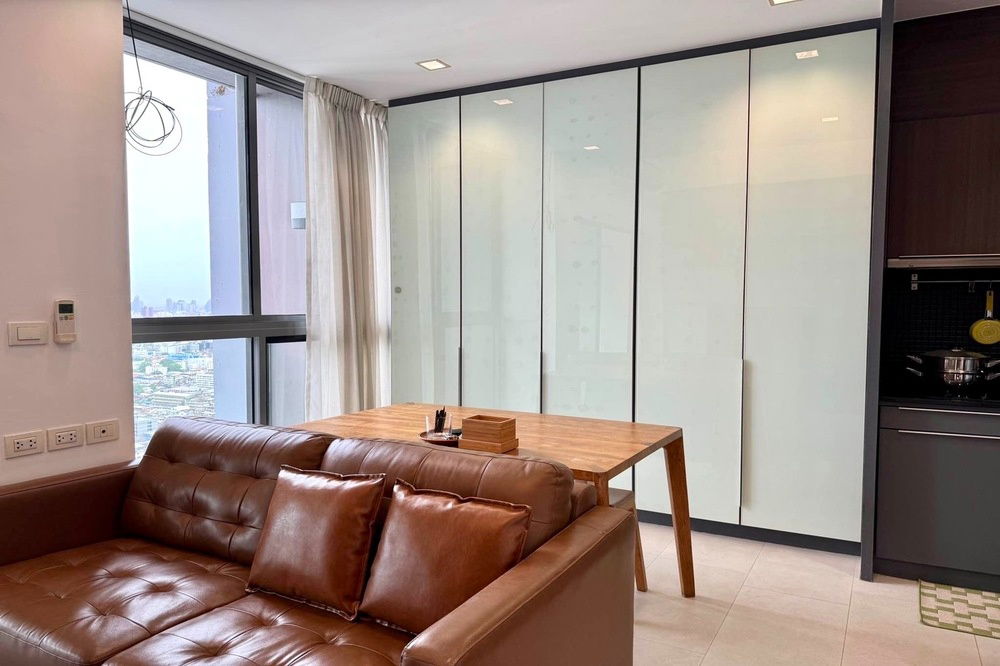 รูป 🔥 สำหรับเช่า !!🔥 Code C20250700065..........Ideo Q Ratchathewi, 1 ห้องนอน Duplex, 2 ห้องน้ำ, ชั้นสูง 36++, วิวเมือง, แต่งครบ, พร้อมเข้าอยู่ 📣📣 - รูปที่ 5/10