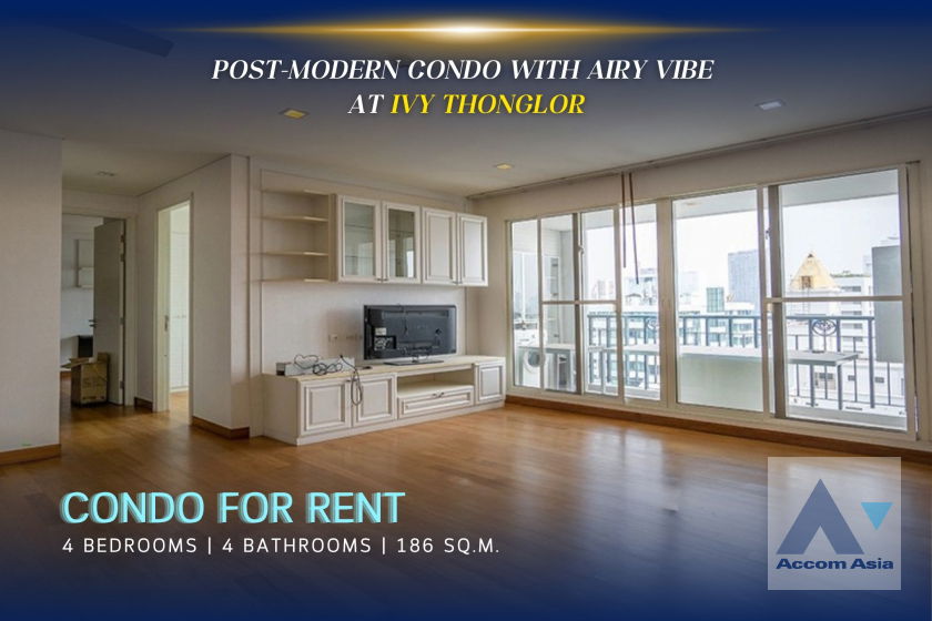 picture 🔼🔽 AccomA 📩 Post-modern condo with 4 bedrooms and airy vibe at Ivy Thonglor   (AA18099) - 1/20