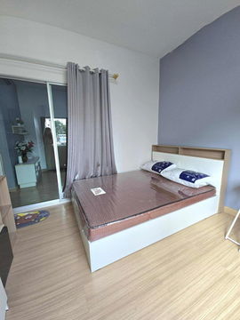 ECH250647 ปล่อยเช่า : คอนโด Smart Condo Watcharapol ใกล้ เพลินนารี่ เฟอร์เครื่องใช้ไฟฟ้าครบพร้อมอยู่