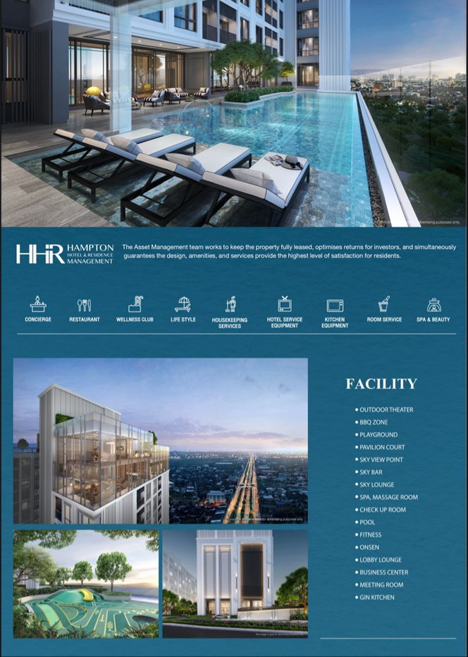 รูป 🔥 เริ่มผ่อน 11,xxx บาท รับผลตอบแทน 6% 2 ปีแรก ลงทุน IP Program The Hampton Suites Rayong - รูปที่ 18/21