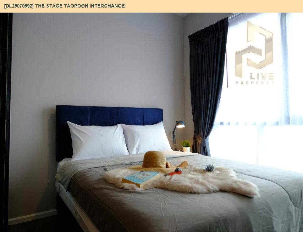 picture DL25070892 Condo for rent, The Stage Taopoon Interchange near MRT เตาปูน, ready to move in, call urgently 0656133286 LineID @655ebbvc - 3/10