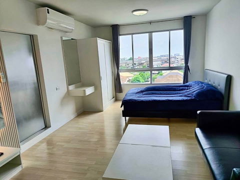 R2567 ให้เช่า D CONDO รามคำแหง 64 (ว่างค่ะ) ติดถนนใหญ่ พร้อมอยู่