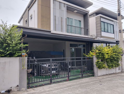 UK01-329 Beautiful house for rent, ready to move in, near J-Park Sriracha, 3 bedrooms, parking for 2 cars 17,000 baht/month, ready to move in!