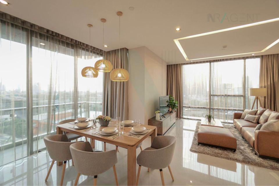 picture 🚩 For Rent Condo THE BANGKOK SATHON Building 1, Floor 8,2 bed room, Room size 104.00 sqm - 2/8