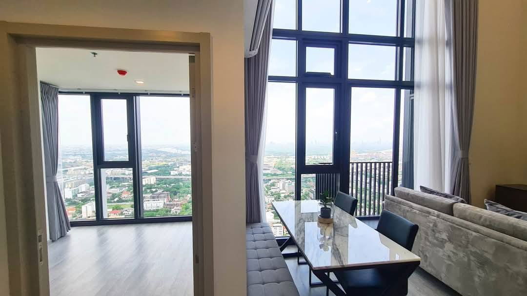 รูป คอนโด Duplex Type 2ห้องนอน 2ห้องน้ำ 63ตรม. The Line Sukhumvit 101 ชั้น36 เฟอร์ครบ - รูปที่ 9/12