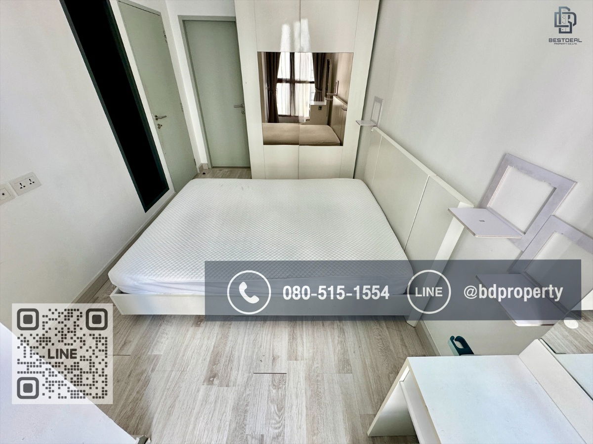 รูป Bestdeal ให้เช่า ขนาด1 ห้องนอน 31ตรม. เฟอร์นิเจอร์และเครื่องใช้ไฟฟ้าครบ ราคา15,000/เดือนเท่านั้น “ IDEO MOBI RAMA 9” ใกล้MRT และ เซ็นทรัลพระราม 9  - รูปที่ 3/10