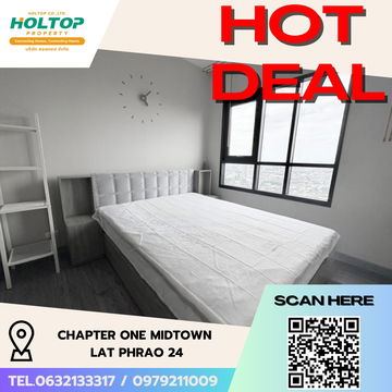 #R5378 Condo for rent Chapter One Midtown Lat Phrao 24