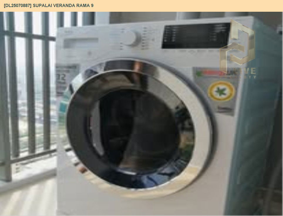 รูป DL25070887 ให้เช่าคอนโด ศุภาลัย เวอเรนด้า พระราม 9 (Supalai Veranda Rama 9) ใกล้  MRT พระราม 9 พร้อมเข้าอยู่ โทรด่วน 0638692663 LineID @655ebbvc - รูปที่ 7/9