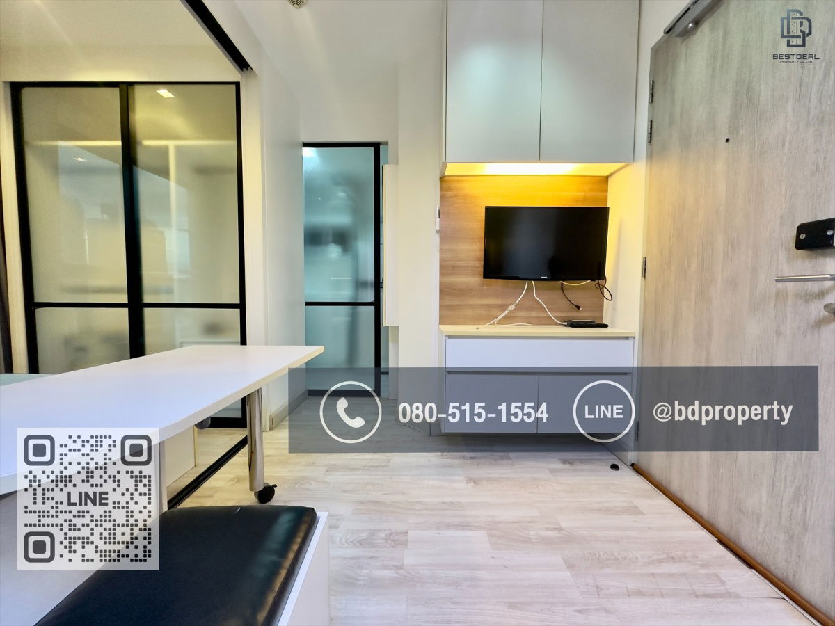 picture Bestdeal  FOR RENT Studio 22 sqm. Rental 13,000 THB /month CONDO “IDEO MOBI RAMA 9” Near Phraram Kao 9 MRT Station 80 meters. - 3/10