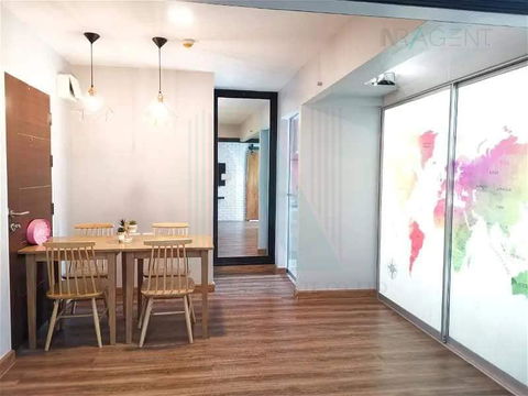 🔺 For Rent Condo AUGUST CHAROENKRUNG 80 Building A, Floor 4,2 bed room, Room size 60 sqm