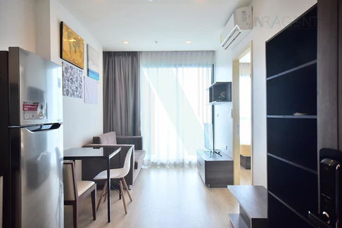 🚩 ให้เช่าคอนโด ควินน์ รัชดา 17 อาคาร B ชั้น 25 1 ห้องนอน ขนาด 35.00 ตรม ใกล้ Glasshouse รัชดาภิเษก