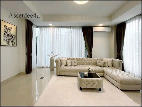 รูป AH593 ให้เช่าบ้านเดี่ยว 3 ชั้น บ้านหลังใหญ่ เฟอร์นิเจอร์และเครื่องใช้ไฟฟ้าครบ ย่านรัชดา ห้วยขวาง ใกล้MRTห้วยขวางใกล้นานาชาติKIS - รูปที่ 6/15