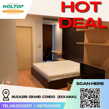 #R5387 Condo for rent   Nusasiri Grand Condo  (Ekkamai)