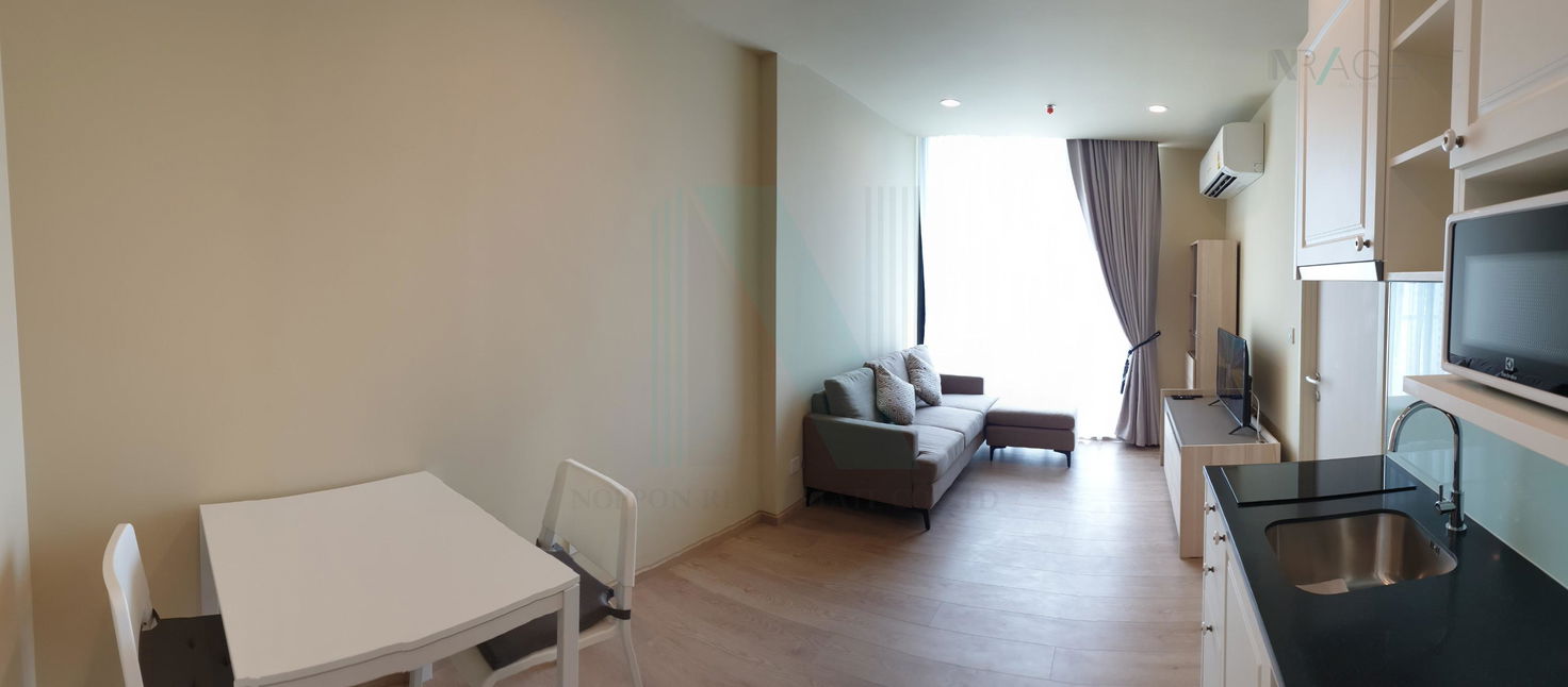 picture 🔺 For Rent Condo NOBLE RECOLE Building 1, Floor 12A,1 bed room, Room size 35 sqm - 1/8