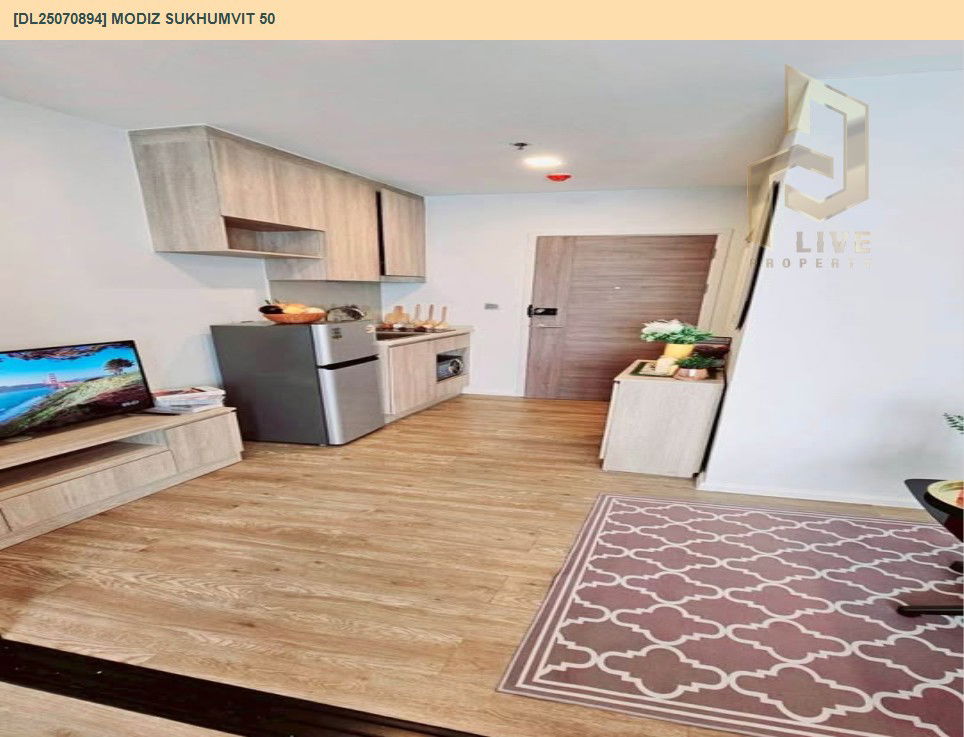 picture MDL25070894 Condo for rent, MODIZ Sukhumvit 50 near BTS On Nut, ready to move in, call urgently 0656133286 LineID @655ebbvc - 3/7