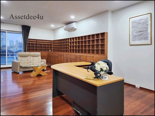 รูป AH593 ให้เช่าบ้านเดี่ยว 3 ชั้น บ้านหลังใหญ่ เฟอร์นิเจอร์และเครื่องใช้ไฟฟ้าครบ ย่านรัชดา ห้วยขวาง ใกล้MRTห้วยขวางใกล้นานาชาติKIS - รูปที่ 15/15
