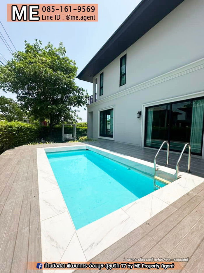 picture Sale Single House, Setthasiri Pattanakarn 81 sqw. 4 Bed fully decorated 20 mins from Thonglor, call 064-954-9619 (BJ21-81) - 2/16
