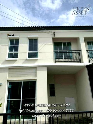 เช่าบ้านเดี่ยว ม.เทคโนโลยีราชมงคลตะวันออก : UK01-313 บ้านเช่า พฤกษา หนองมน 3 – ราคาดี ทำเลเด่น 11,000 บาท/เดือน  ใกล้ตลาดหนองมน | แหลมทอง | ถนนสุขุมวิท 