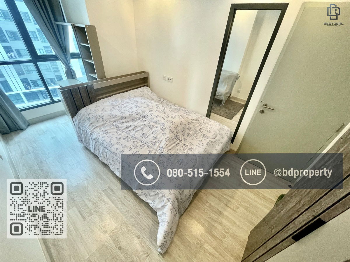 รูป Bestdeal ให้เช่า 1 ห้องนอน 31ตรม.ราคา15,000/เดือนเท่านั้น เฟอร์นิเจอร์และเครื่องใช้ไฟฟ้าครบ“IDEO MOBI RAMA 9” ใกล้MRT และ เซ็นทรัลพระราม 9 เพียง 80 ม. - รูปที่ 5/8