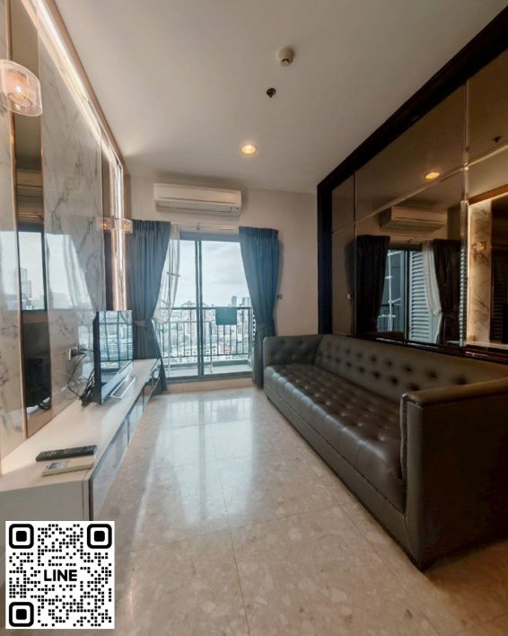 รูป 📲Line ID @556ryccg 🚄45 ตรม 1 ห้องนอน ชั้น26 The Crest Sukhumvit34 | เดอะ เครสท์ สุขุมวิท34 พร้อมเฟอร์นิเจอร์ ติดรถไฟฟ้า BTS ทองหล่อ - รูปที่ 2/12