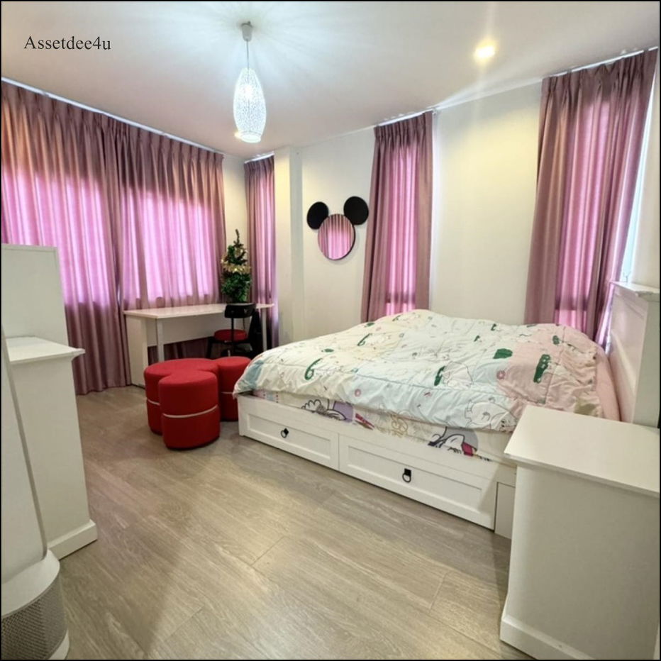 รูป AH592 ให้เช่าบ้านเดี่ยว เฟอร์นิเจอร์ครบ คูณสุขวิลล่า นวลจันทร์ ใกล้ทางด่วนรามอินทรา - รูปที่ 4/12