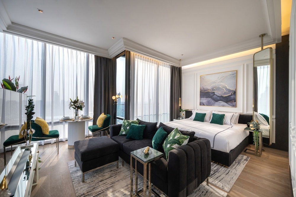 picture 🔥 For Rent !!🔥 Code C20221202813..........Ashton Silom, 1 bedroom, 1 bathroom, high floor 40++, city view, furnished, ready to move in 📣📣 - 3/8