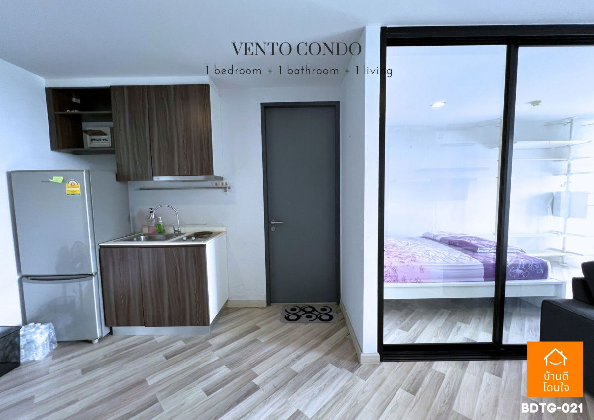 รูป Vento Condo เกษตร-นวมินทร์ ห้องมุม (40.71 ตร.ม.)  - รูปที่ 5/18