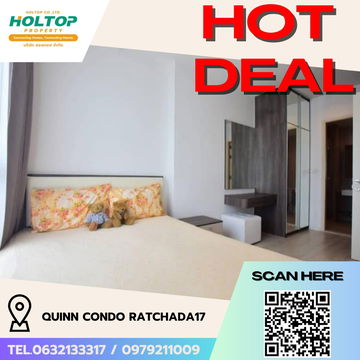 #R5375   ให้เช่าคอนโด Quinn Condo Ratchada17