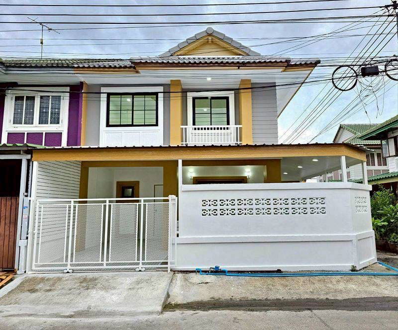 รูป ขายทาวน์เฮ้าส์2ชั้น หลังมุมกลับรถ ตกแต่งใหม่พร้อมอยู่ หมู่บ้านพฤกษา10 บางกรวย-ไทรน้อย บางบัวทอง นนทบุรี  - รูปที่ 1/9