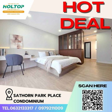 #Z1656 ให้เช่าคอนโด Sathorn Park Place Condominium