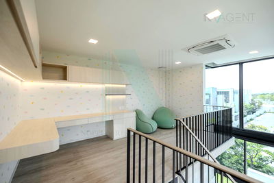 เช่าบ้านเดี่ยว กรุงเทพกรีฑา : 📌 ให้เช่าบ้านเดี่ยว 3 ชั้น วีเว่ กรุงเทพกรีฑา 4 ห้องนอน 5 ห้องน้ำ