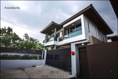 เช่าบ้านเดี่ยว ถนนรัชดา-รามอินทรา : AH592 ให้เช่าบ้านเดี่ยว เฟอร์นิเจอร์ครบ คูณสุขวิลล่า นวลจันทร์ ใกล้ทางด่วนรามอินทรา