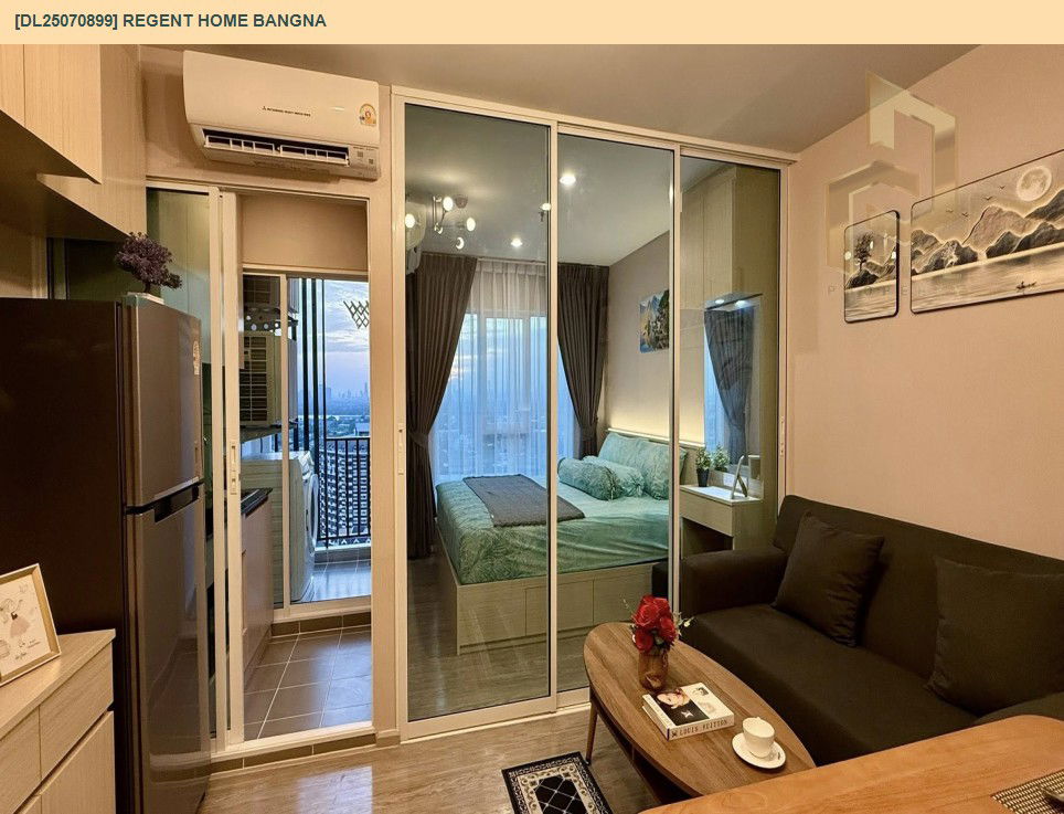 รูป DL25070899 ให้เช่าคอนโด รีเจ้นท์ โฮม บางนา (Regent home bangna) ใกล้ BTS บางนา พร้อมเข้าอยู่ โทรด่วน 0638692663 LineID @655ebbvc - รูปที่ 4/8