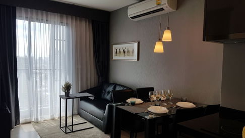 ✨ Condo for rent: Rhythm Asoke 1 – Corner room, high floor, beautiful view ✨(Code:MCR0340)