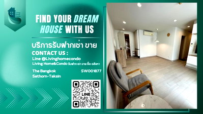 Condos for rent : Condo for rent, The Bangkok Sathorn-Taksin, fully furnished and ready to move in, next to BTS Krung Thon Buri RW006739