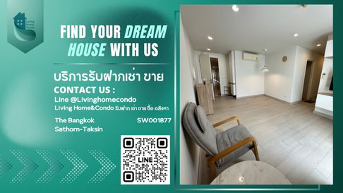 ให้เช่า คอนโด The Bangkok Sathorn-Taksin แต่งครบพร้อมอยู่ ติด BTS กรุงธนบุรีRW006739